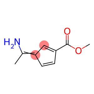 3-(1-Aminoethylidene)-1,4-cyclopentadiene-1-carboxylic acid methyl ester