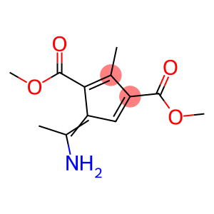5-(1-Aminoethylidene)-2-methyl-1,3-cyclopentadiene-1,3-dicarboxylic acid dimethyl ester