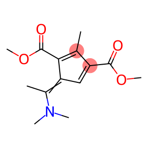 5-[1-(Dimethylamino)ethylidene]-2-methyl-1,3-cyclopentadiene-1,3-dicarboxylic acid dimethyl ester