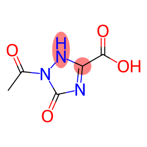 1H-1,2,4-Triazole-3-carboxylic acid, 1-acetyl-2,5-dihydro-5-oxo- (9CI)