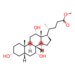 methyl (3alpha,5beta,12alpha)-3,7,12-trihydroxycholan-24-oate