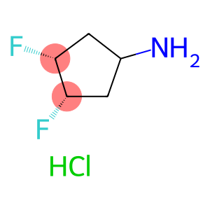 (3R,4S)-3,4-difluorocyclopentanamine hydrochloride
