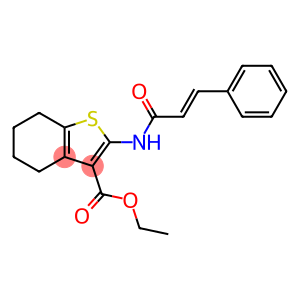 ethyl 2-cinnamamido-4,5,6,7-tetrahydrobenzo[b]thiophene-3-carboxylate