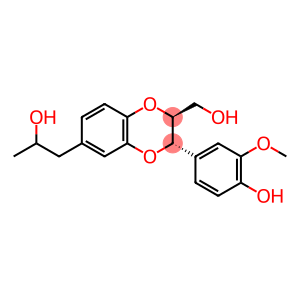 4',9,9'-Trihydroxy-3'-methoxy-3,7'-epoxy-4,8'-oxyneolignan
