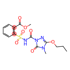 Benzoic acid, 2-((((4,5-dihydro-4-methyl-5-oxo-3-propoxy-1H-1,2,4-triazol-1-yl)carbonyl)amino)sulfonyl)-, methyl ester