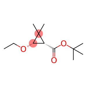 Cyclopropanecarboxylic acid, 3-ethoxy-2,2-dimethyl-, 1,1-dimethylethyl ester, cis- (9CI)