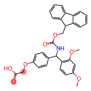 N-FMOC-(2,4-DIMETHOXYPHENYL)AMINOMETHYL PHENOXY ACETIC ACID
