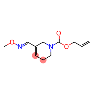 1(2H)-Pyridinecarboxylic acid, 3,6-dihydro-5-((methoxyimino)methyl)-,  2-propenyl ester, (E)-