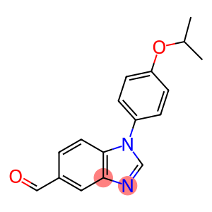 1H-Benzimidazole-5-carboxaldehyde, 1-[4-(1-methylethoxy)phenyl]-