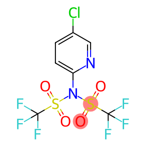 Comins  Reagent,  N,N-Bis(trifluoromethylsulfonyl)-5-chloro-2-pyridylamine,  2-[N,N-Bis(trifluoromethylsulfonyl)amino]-5-chloropyridine