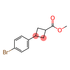 Cyclobutanecarboxylic acid, 3-(4-bromophenyl)-, methyl ester