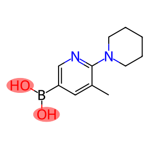 5-Methyl-6-(piperidin-1-yl)pyridin-3-ylboronic acid