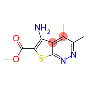 Thieno[2,3-c]pyridazine-6-carboxylic acid, 5-amino-3,4-dimethyl-, methyl ester