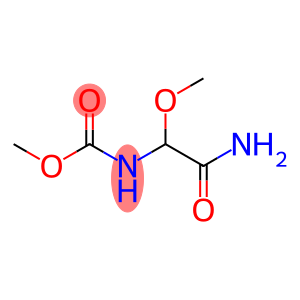 Carbamic  acid,  (2-amino-1-methoxy-2-oxoethyl)-,  methyl  ester  (9CI)