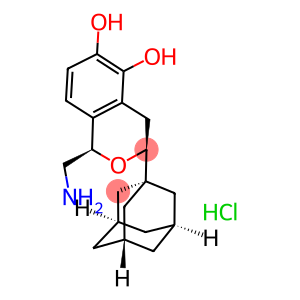 (1R)-cis-1-Aminomethyl-3,4-dihydro-3-tricyclo[3.3.1.13.7]dec-1-yl-[1-h]-2-benzopyran-5,6-diolhydrochloride