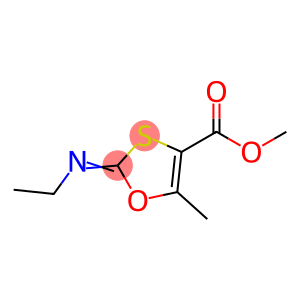 1,3-Oxathiole-4-carboxylic acid, 2-(ethylimino)-5-methyl-, methyl ester