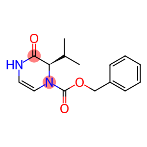 1(2H)-Pyrazinecarboxylic acid, 3,4-dihydro-2-(1-methylethyl)-3-oxo-, phenylmethyl ester, (2R)-