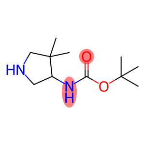 Carbamic acid, (4,4-dimethyl-3-pyrrolidinyl)-, 1,1-dimethylethyl ester (9CI)