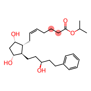 propan-2-yl (5Z)-7-{(1R,2R,3R,5S)-3,5-dihydroxy-2-[(3S)-3-hydroxy-5-phenylpentyl]cyclopentyl}hept-5-enoate