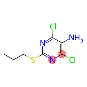 4,6-dichloro-2-(propylthio)pyrimidin-5-amine