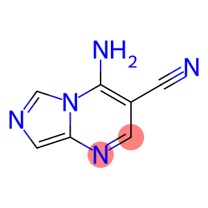 Imidazo[1,5-a]pyrimidine-3-carbonitrile,  4-amino-