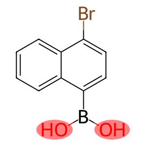 4-溴-1-萘基硼酸, 含不定量的酸酐