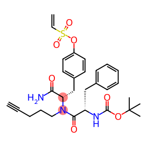N-[(1,1-Dimethylethoxy)carbonyl]-L-phenylalanyl-O-(ethenylsulfonyl)-N-4-pentyn-1-yl-L-tyrosinamide