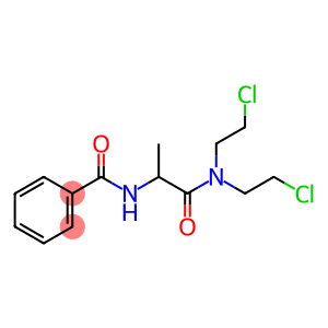 Benzamide, N-[2-[bis(2-chloroethyl)amino]-1-methyl-2-oxoethyl]-