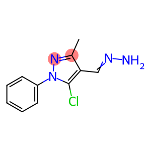 5-chloro-3-methyl-1-phenyl-1H-pyrazole-4-carbaldehyde hydrazone