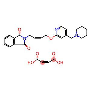 (Z)-2-(4-((4-(哌啶-1-基甲基)吡啶-2-基)氧基)丁-2-烯-1-基)异吲哚啉-1,3-二酮马来酸盐