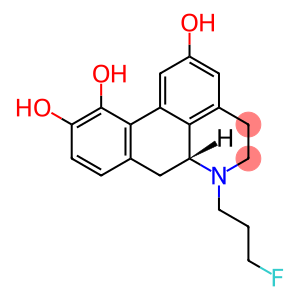 4H-Dibenzo[de,g]quinoline-2,10,11-triol, 6-(3-fluoropropyl)-5,6,6a,7-tetrahydro-, (R)- (9CI)