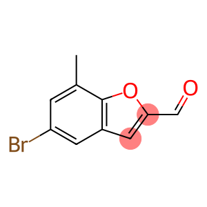 2-Benzofurancarboxaldehyde, 5-bromo-7-methyl-
