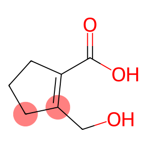 1-Cyclopentene-1-carboxylic acid, 2-(hydroxymethyl)-