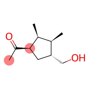 Ethanone, 1-[4-(hydroxymethyl)-2,3-dimethylcyclopentyl]-, [1R-(1alpha,2beta,3beta,4alpha)]-