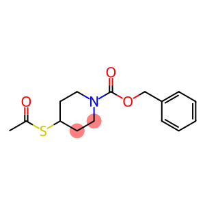 1-Piperidinecarboxylic acid, 4-(acetylthio)-, phenylmethyl ester