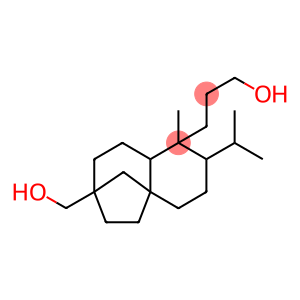 4a,7-Methano-4aH-benzocycloheptene-1-propanol, 1,2,3,4,5,6,7,8,9,9aα-decahydro-7α-(hydroxymethyl)-2β-isopropyl-1β-methyl-, (-)- (8CI)