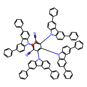 2,4,5,6-四(3,6-二苯基-9-咔唑基)-1,3-苯二腈