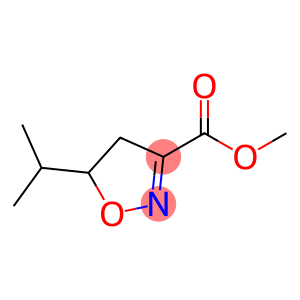 3-Isoxazolecarboxylic acid, 4,5-dihydro-5-(1-methylethyl)-, methyl ester