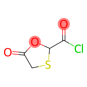 1,3-Oxathiolane-2-carbonyl chloride, 5-oxo- (9CI)