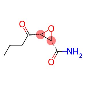 Oxiranecarboxamide, 3-(1-oxobutyl)-, (1R-cis)- (9CI)