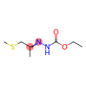 Hydrazinecarboxylic acid, 2-[1-methyl-2-(methylthio)ethylidene]-, ethyl ester