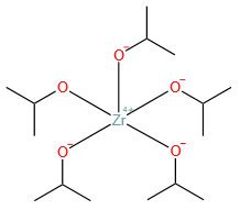 Isopropyl alcohol compd. with zirconium isopropoxide