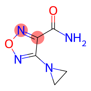 1,2,5-Oxadiazole-3-carboxamide,4-(1-aziridinyl)-(9CI)