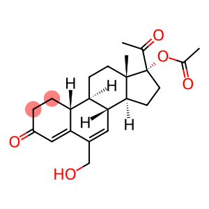 19-Norpregna-4,6-diene-3,20-dione, 17-(acetyloxy)-6-(hydroxymethyl)-
