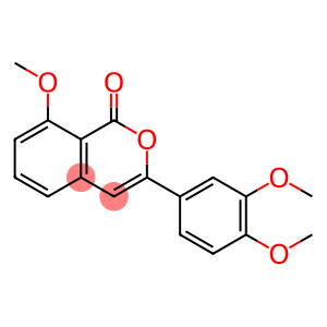 3-(3,4-Dimethoxyphenyl)-8-methoxy-1H-isochromen-1-one