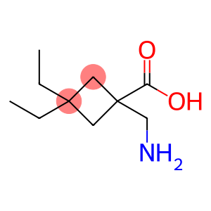 1-(氨基甲基)-3,3-二乙基环丁烷-1-羧酸