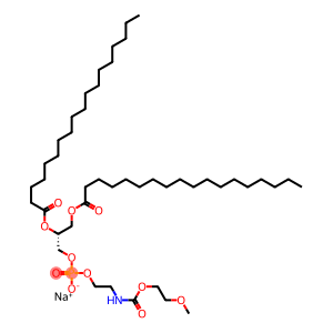 Poly(oxy-1,2-ethanediyl), α-[6-hydroxy-1,12-dioxo-9-[(1-oxooctadecyl)oxy]-5,7,11-trioxa-2-aza-6-phosphanonacos-1-yl]-ω-methoxy-, P-oxide