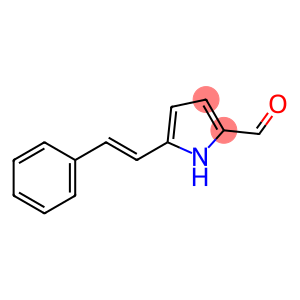 1H-Pyrrole-2-carboxaldehyde, 5-(2-phenylethenyl)-, (E)- (9CI)