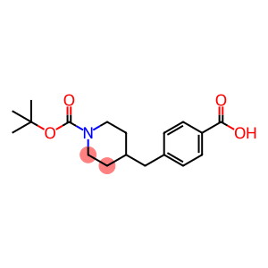 1-Piperidinecarboxylic acid, 4-[(4-carboxyphenyl)methyl]-, 1-(1,1-dimethylethyl) ester