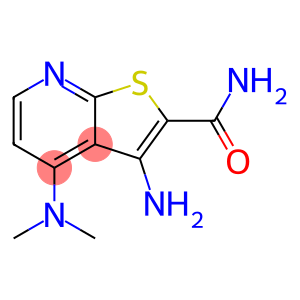 3-amino-4-dimethylaminothieno[5,4-b]pyridine-2-carboxamide